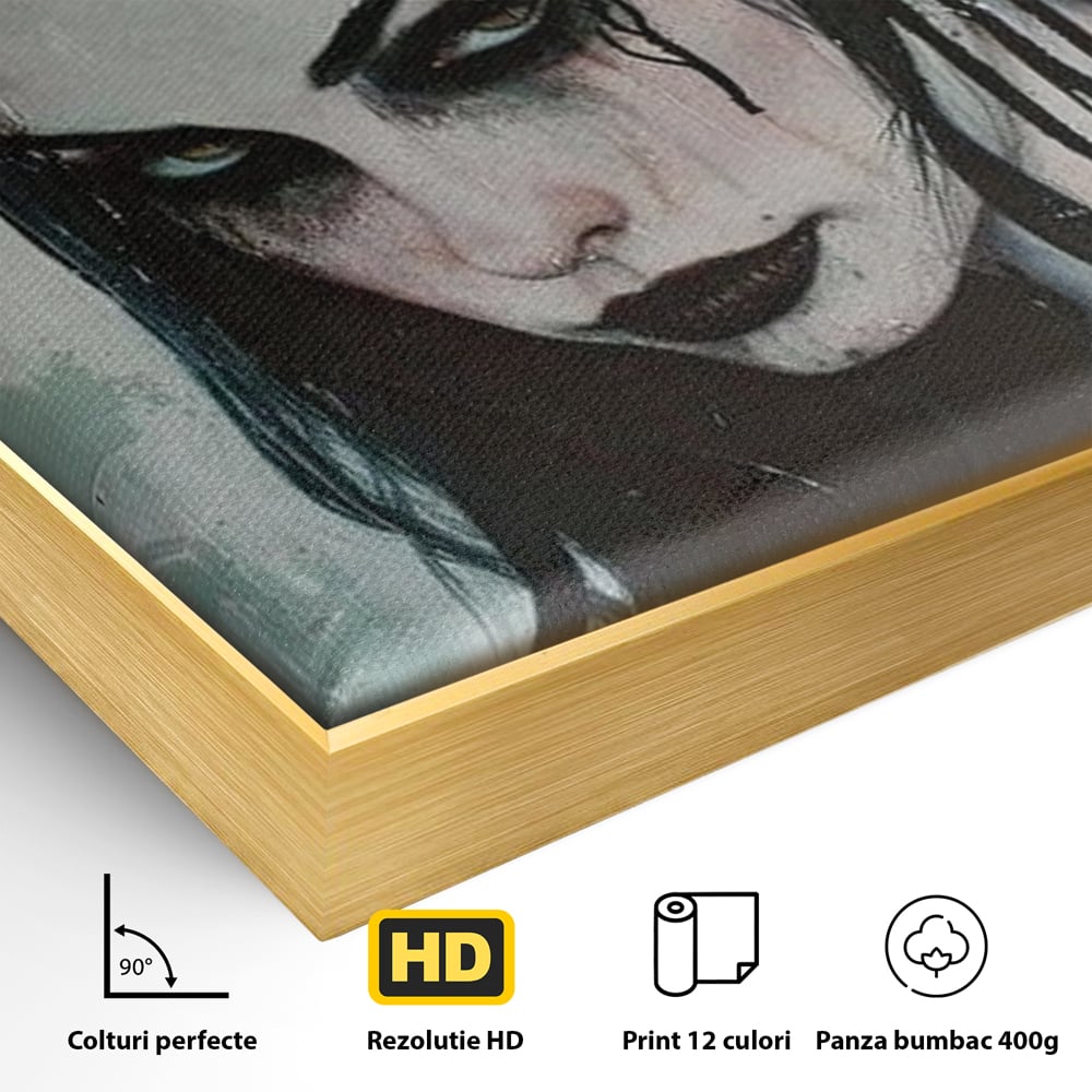 Tablou Canvas Premium, LuxCanva® G1109, Inger Cazut, Umbre, Intunecat, Obscur, Vraja, Maleficient, Gotic, Rebela, Mister, Regina, Living, Dormitor