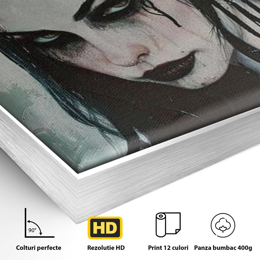 Tablou Canvas Premium, LuxCanva® G1109, Inger Cazut, Umbre, Intunecat, Obscur, Vraja, Maleficient, Gotic, Rebela, Mister, Regina, Living, Dormitor