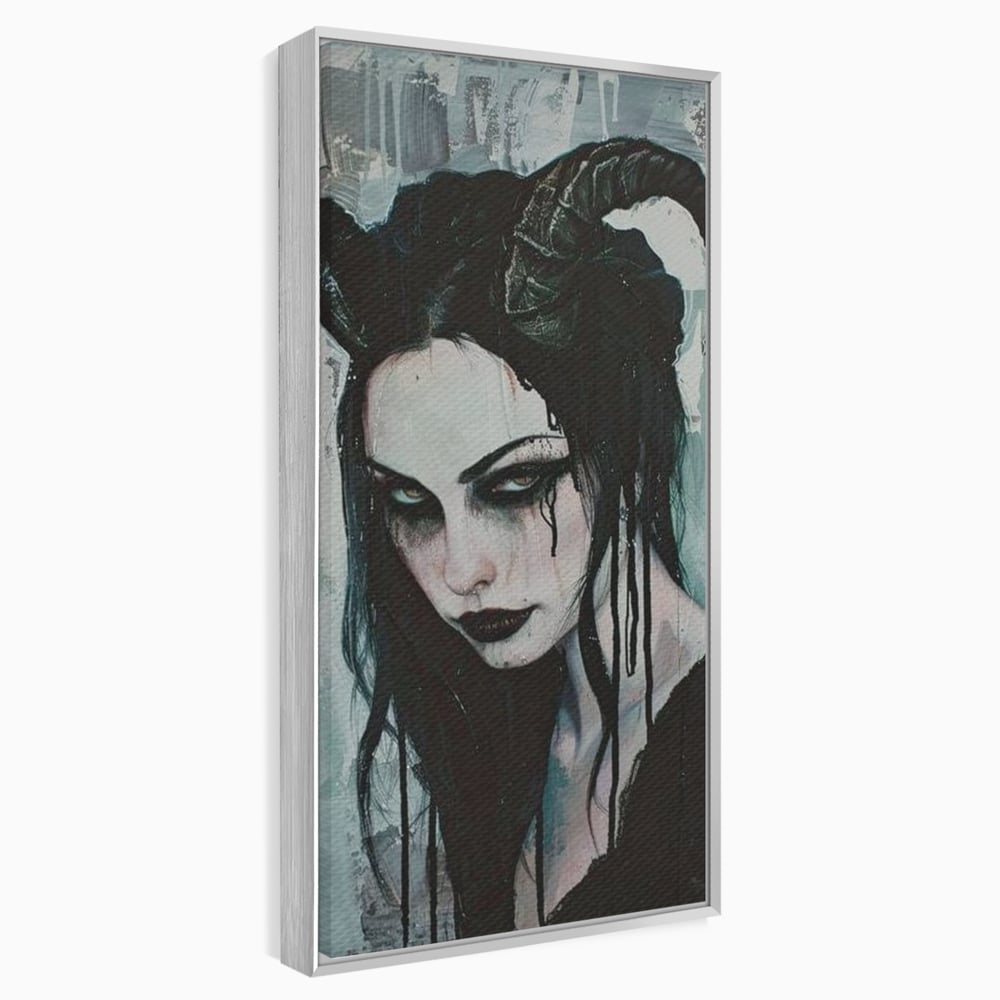 Tablou Canvas Premium, LuxCanva® G1109, Inger Cazut, Umbre, Intunecat, Obscur, Vraja, Maleficient, Gotic, Rebela, Mister, Regina, Living, Dormitor