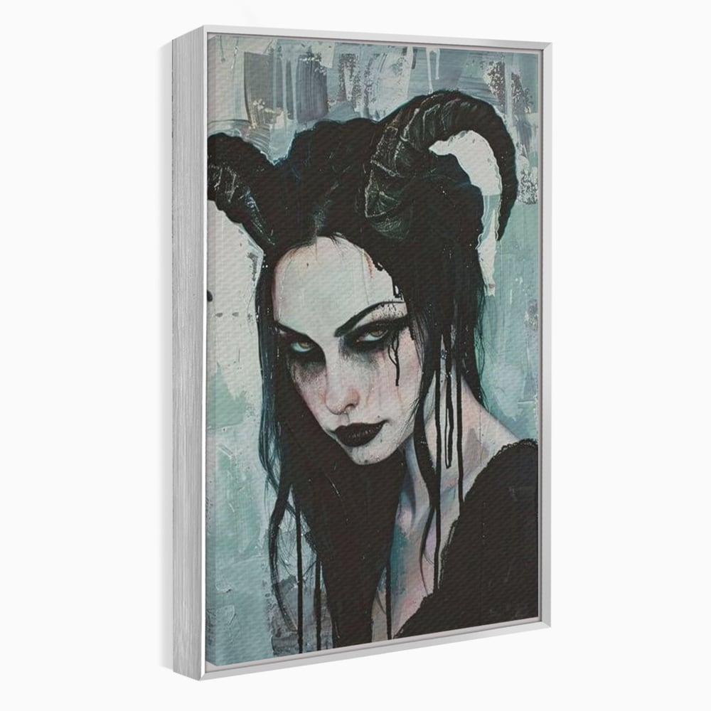 Tablou Canvas Premium, LuxCanva® G1109, Inger Cazut, Umbre, Intunecat, Obscur, Vraja, Maleficient, Gotic, Rebela, Mister, Regina, Living, Dormitor