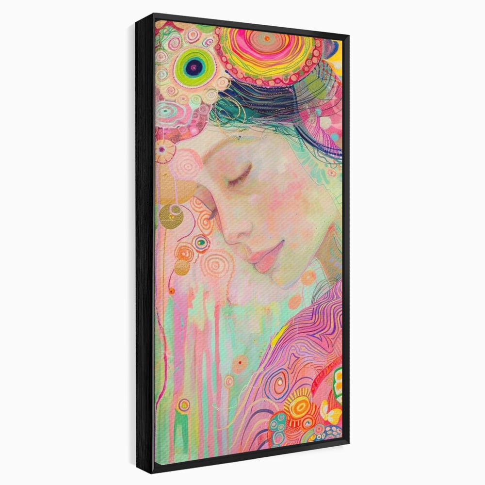 Tablou Canvas Premium, LuxCanva® G1114, Vis Pastel,  Curcubeu, Pastelat, Magie, Cromatica, Zana, Padure, Simbolism, Arta, Living, Dormitor