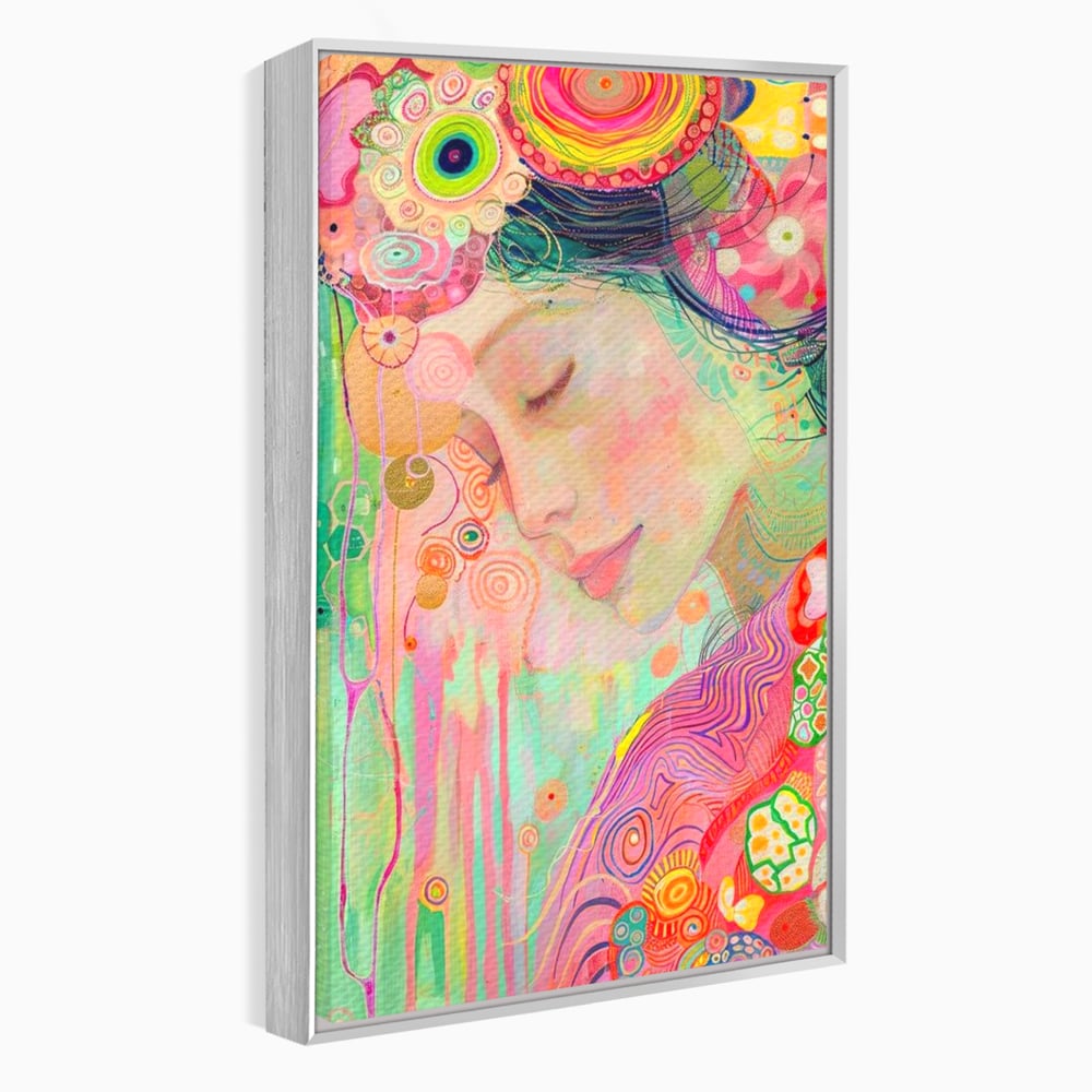 Tablou Canvas Premium, LuxCanva® G1114, Vis Pastel,  Curcubeu, Pastelat, Magie, Cromatica, Zana, Padure, Simbolism, Arta, Living, Dormitor