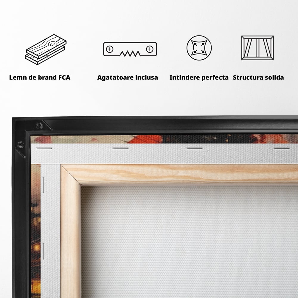 Leinwand Premium Leinwand Wandbilder, LuxCanva® G1116, Japanische Eleganz, Eis, Wind, Kirsche, Japanisch, Regenschirm, Schirm, Rosa, Kyoto, Asiatisch, Wohnen, Schlafzimmer