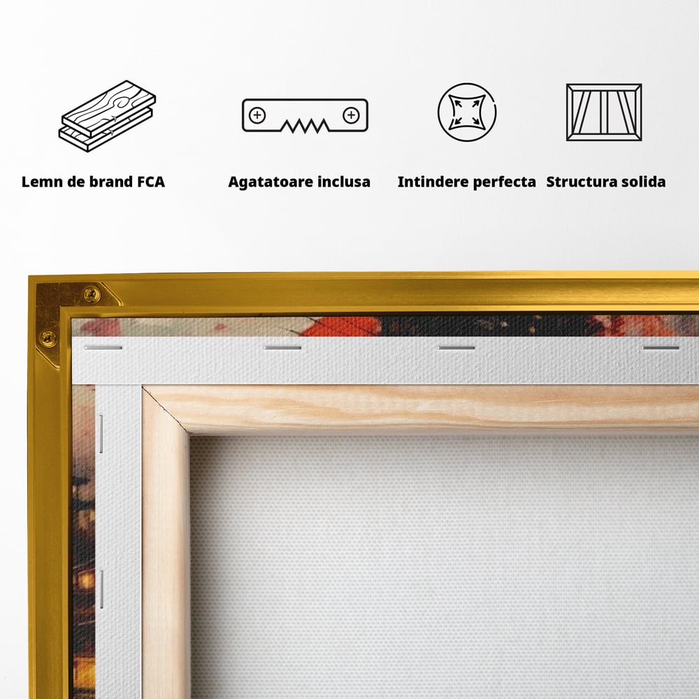 Leinwand Premium Leinwand Wandbilder, LuxCanva® G1116, Japanische Eleganz, Eis, Wind, Kirsche, Japanisch, Regenschirm, Schirm, Rosa, Kyoto, Asiatisch, Wohnen, Schlafzimmer