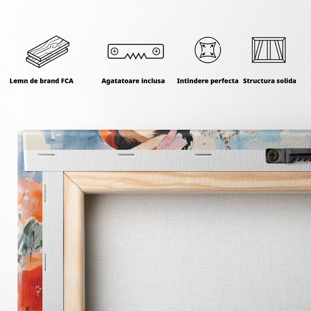 Tablou Canvas Premium, LuxCanva® G1130, O Primavara Retro, Paris, Stil, Eleganta, Femei, Bulevard, Moda, Trecut, Vintage, Rafinament, Living, Dormitor