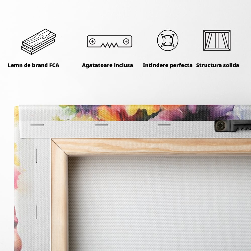 Tablou Canvas Premium, LuxCanva® G1137, Vis in Petale, Feminism, Gradina, Flori, Eleganta, Natura, Regina, Prospetime, Libertate, Arta, Cromatica, Delicatete, Birou, Living