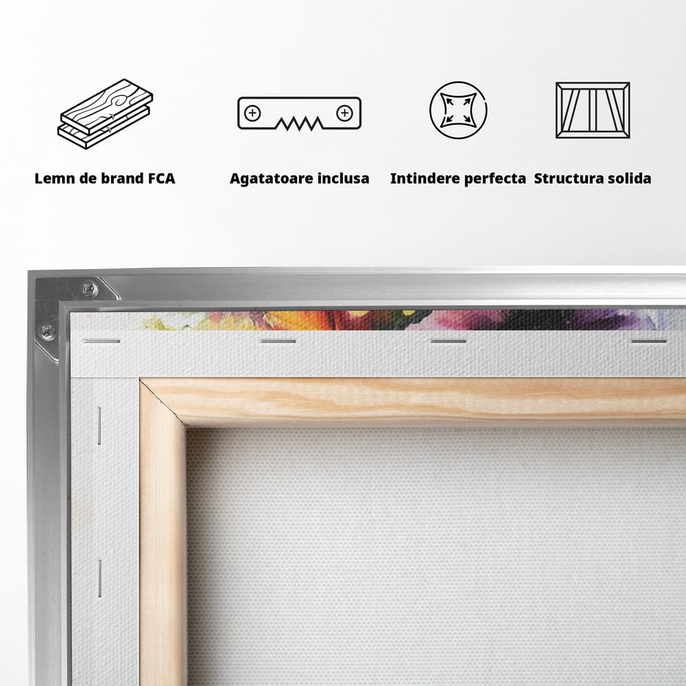 Tablou Canvas Premium, LuxCanva® G1137, Vis in Petale, Feminism, Gradina, Flori, Eleganta, Natura, Regina, Prospetime, Libertate, Arta, Cromatica, Delicatete, Birou, Living