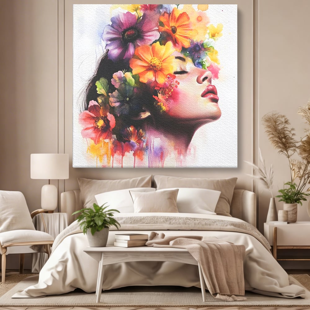 Tablou Canvas Premium, LuxCanva® G1137, Vis in Petale, Feminism, Gradina, Flori, Eleganta, Natura, Regina, Prospetime, Libertate, Arta, Cromatica, Delicatete, Birou, Living