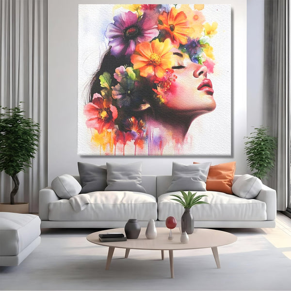 Tablou Canvas Premium, LuxCanva® G1137, Vis in Petale, Feminism, Gradina, Flori, Eleganta, Natura, Regina, Prospetime, Libertate, Arta, Cromatica, Delicatete, Birou, Living