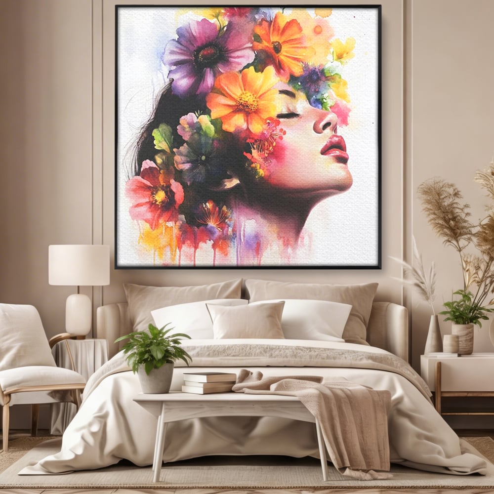 Tablou Canvas Premium, LuxCanva® G1137, Vis in Petale, Feminism, Gradina, Flori, Eleganta, Natura, Regina, Prospetime, Libertate, Arta, Cromatica, Delicatete, Birou, Living