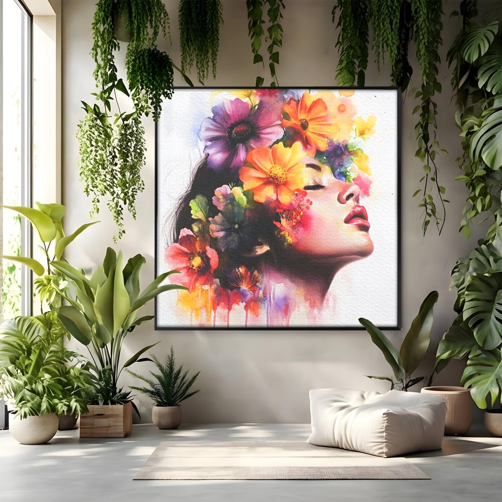 Tablou Canvas Premium, LuxCanva® G1137, Vis in Petale, Feminism, Gradina, Flori, Eleganta, Natura, Regina, Prospetime, Libertate, Arta, Cromatica, Delicatete, Birou, Living