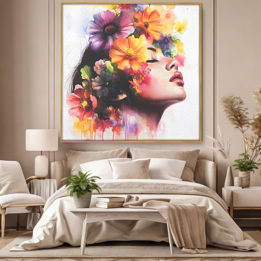 Tablou Canvas Premium, LuxCanva® G1137, Vis in Petale, Feminism, Gradina, Flori, Eleganta, Natura, Regina, Prospetime, Libertate, Arta, Cromatica, Delicatete, Birou, Living