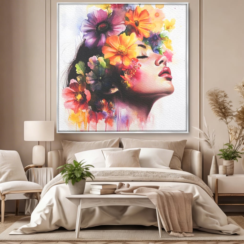Tablou Canvas Premium, LuxCanva® G1137, Vis in Petale, Feminism, Gradina, Flori, Eleganta, Natura, Regina, Prospetime, Libertate, Arta, Cromatica, Delicatete, Birou, Living
