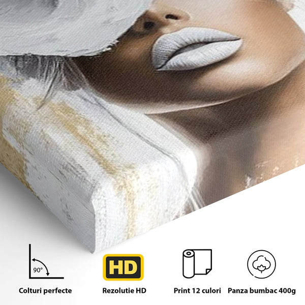 Leinwandbilder Premium, LuxCanva® G1151, Eternal White, Blumen, Magnolien, Weiß, Golden, Royal, Blütenblätter, Duft, Traum, Stille, Luxus, Glamour, Mode, Schönheit, Büro, Wohnen, Schlafzimmer