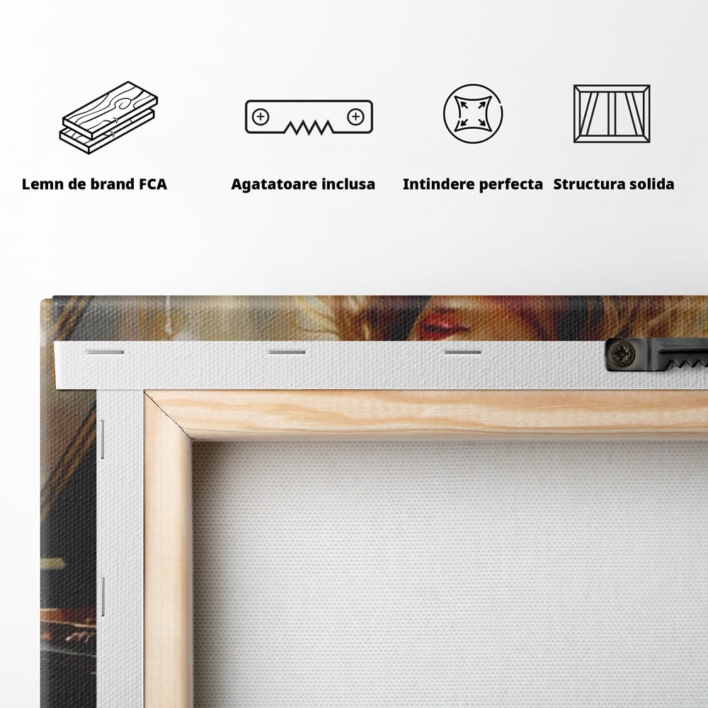 Tablou Canvas Premium, LuxCanva® G1169, Rapsodia Muzei, Simfonie, Melodie, Noapte, Fior, Acorduri, Pian, Domnisoara, Ecou, Armonii, Emotie, Eleganta, Melancolie, Par, Birou, Living, Dormitor