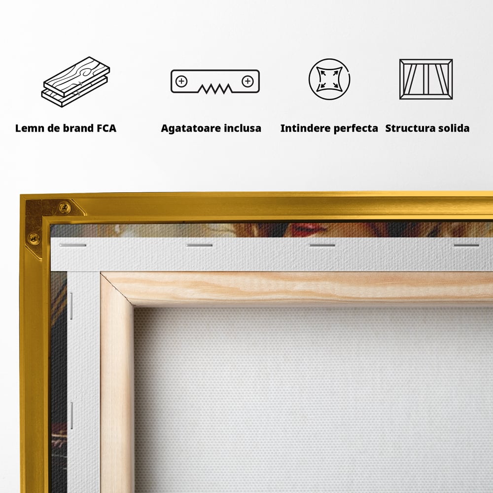 Tablou Canvas Premium, LuxCanva® G1169, Rapsodia Muzei, Simfonie, Melodie, Noapte, Fior, Acorduri, Pian, Domnisoara, Ecou, Armonii, Emotie, Eleganta, Melancolie, Par, Birou, Living, Dormitor