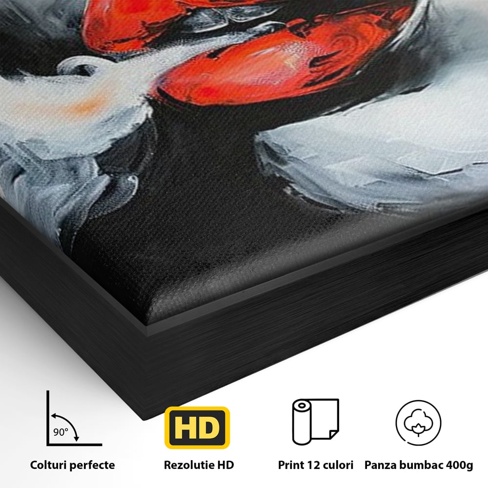Tablou Canvas Premium, LuxCanva® G1190, Arome Interzise, Buze, Rosu, Fum, Tutun, Tigara, Abur, Pasiune, Bar, Noapte, Catifea, Foc, Seductie, Ceata, Oras, Club, Birou, Living, Dormitor