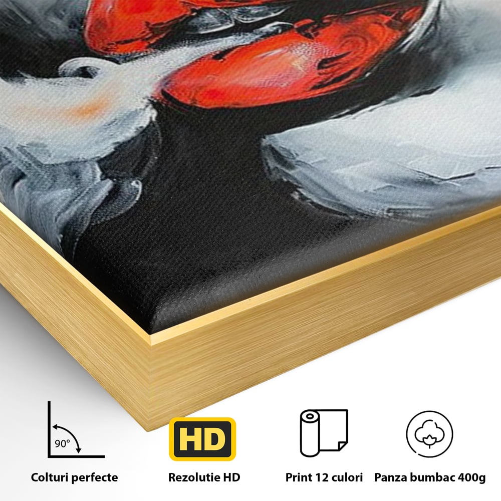 Tablou Canvas Premium, LuxCanva® G1190, Arome Interzise, Buze, Rosu, Fum, Tutun, Tigara, Abur, Pasiune, Bar, Noapte, Catifea, Foc, Seductie, Ceata, Oras, Club, Birou, Living, Dormitor