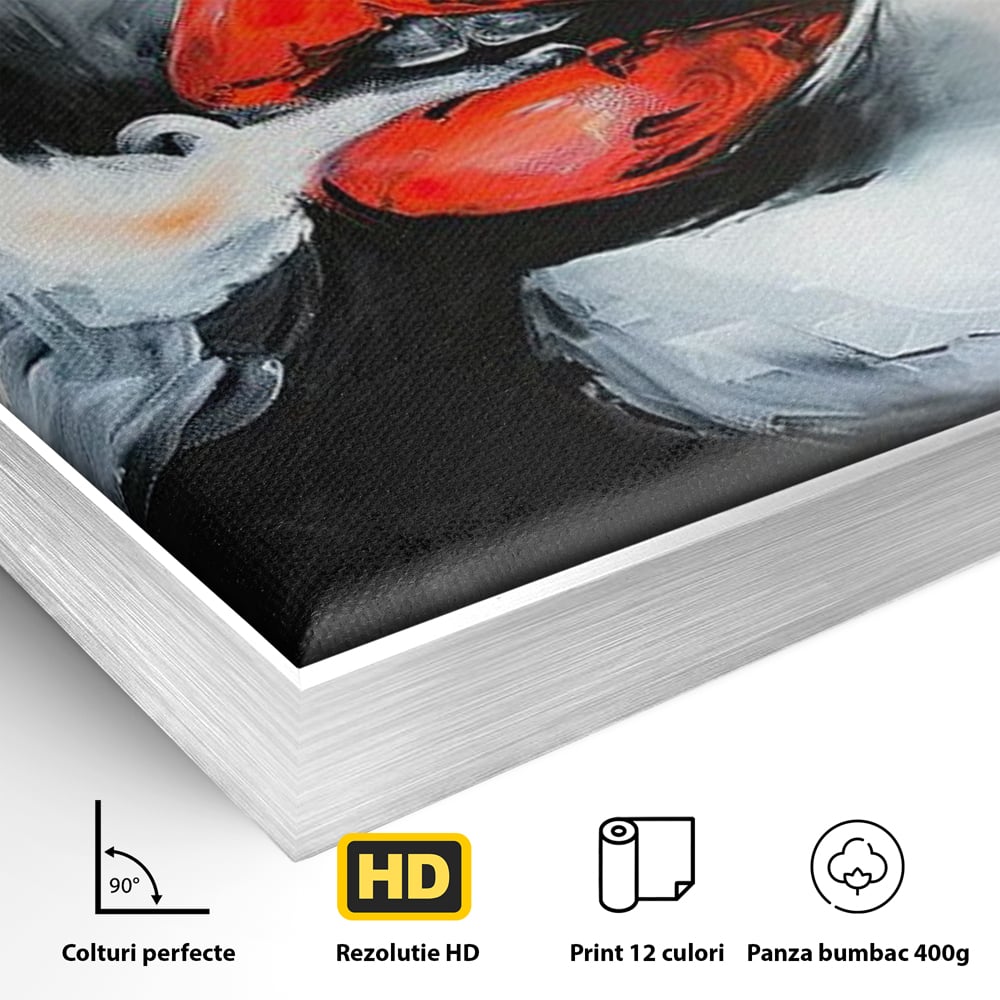 Tablou Canvas Premium, LuxCanva® G1190, Arome Interzise, Buze, Rosu, Fum, Tutun, Tigara, Abur, Pasiune, Bar, Noapte, Catifea, Foc, Seductie, Ceata, Oras, Club, Birou, Living, Dormitor