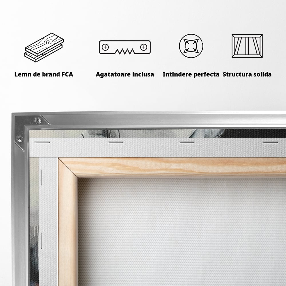Tablou Canvas Premium, LuxCanva® G1190, Arome Interzise, Buze, Rosu, Fum, Tutun, Tigara, Abur, Pasiune, Bar, Noapte, Catifea, Foc, Seductie, Ceata, Oras, Club, Birou, Living, Dormitor