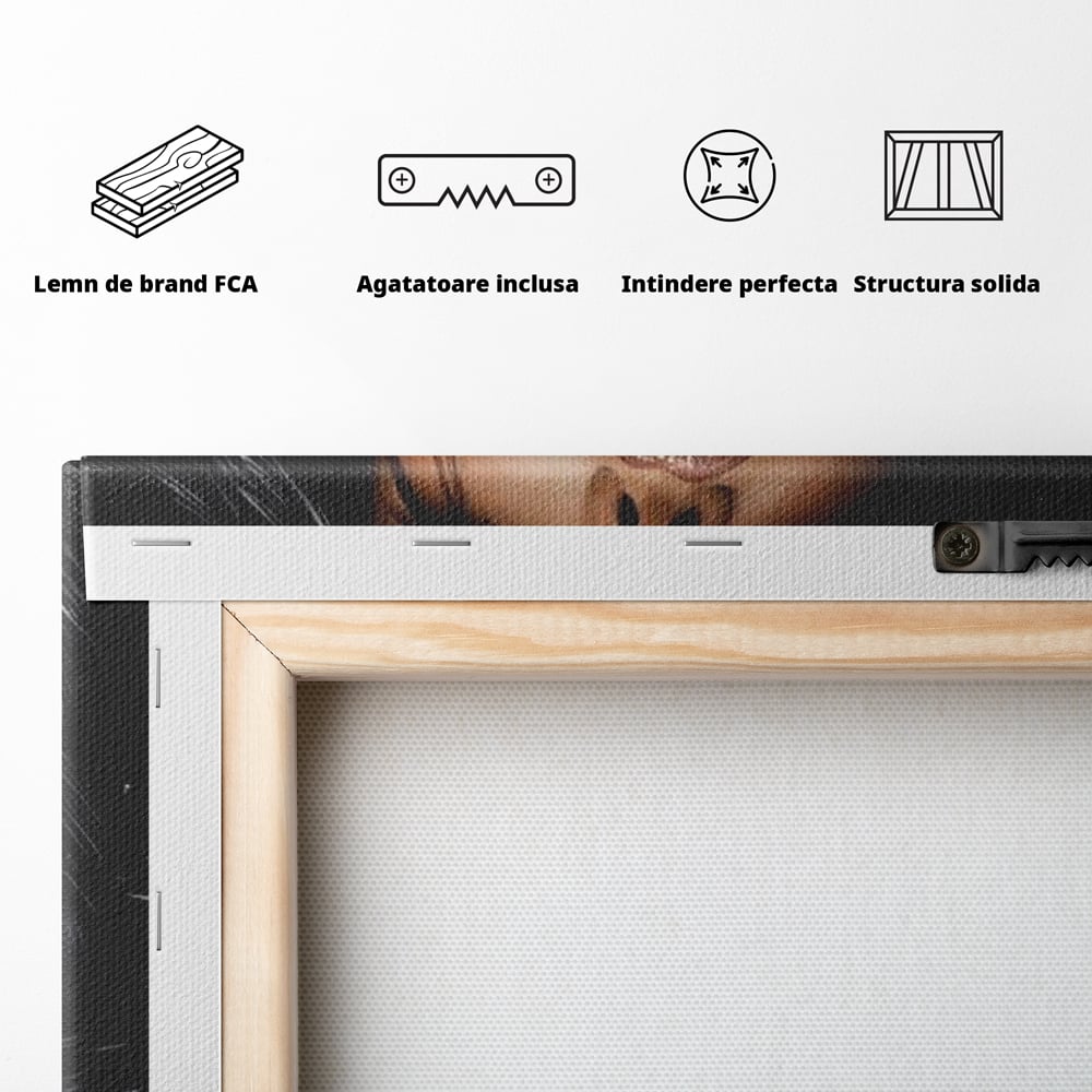 Leinwand Wandbild Canvas Premium, LuxCanva® G1198, Verführung in Faux, Lady, Noir, Joben, Smoking, Samt, Jazz, sinnlich, anspruchsvoll, Theater, Kino, Raffinesse, Dorina, Leidenschaft, Büro, Wohnen, Schlafzimmer