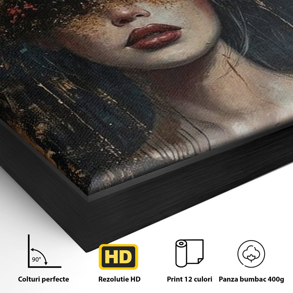Leinwandbilder Premium, LuxCanva® G1200, Königin der Nacht Blumen, Garten, Indoor, Rosen, Stille, Träumen, Blütenblätter, Natur, Rosen, Mythologisch, Pracht, Büro, Wohnen, Schlafzimmer