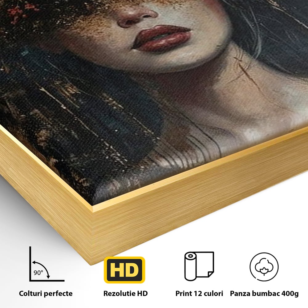 Leinwandbilder Premium, LuxCanva® G1200, Königin der Nacht Blumen, Garten, Indoor, Rosen, Stille, Träumen, Blütenblätter, Natur, Rosen, Mythologisch, Pracht, Büro, Wohnen, Schlafzimmer