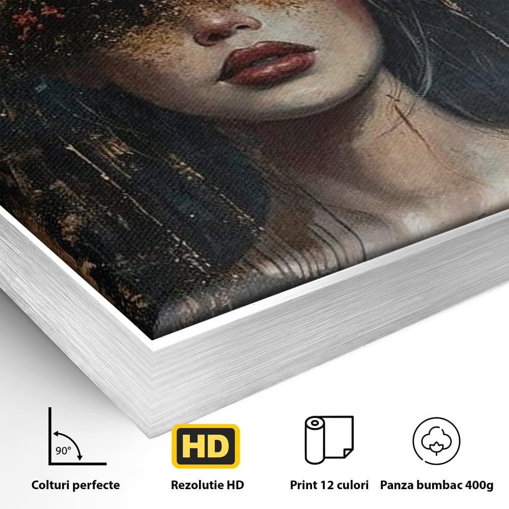Leinwandbilder Premium, LuxCanva® G1200, Königin der Nacht Blumen, Garten, Indoor, Rosen, Stille, Träumen, Blütenblätter, Natur, Rosen, Mythologisch, Pracht, Büro, Wohnen, Schlafzimmer