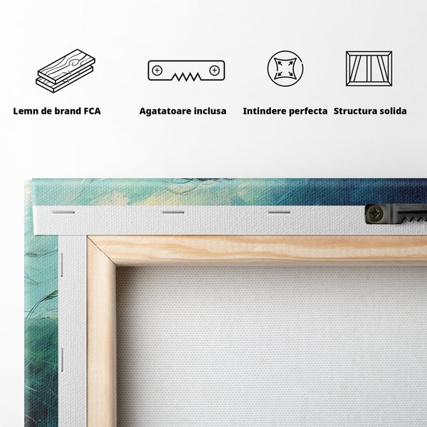 Leinwandbilder Premium, LuxCanva® G1201, Tanz mit dem Himmel, Atmen, Wind, Gesicht, Balance, Universum, Feld, Himmel, Sturm, Unendlichkeit, Erde, Rhythmus, Natur, Feuer, Gras, Leben, Büro, Wohnen, Schlafzimmer