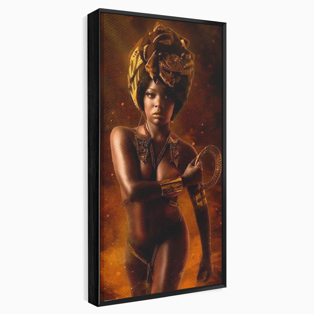Tablou Canvas Premium, LuxCanva® G1206, Eterna Zeitate, Foc, Ritual, Forta, Turban, Mistic, Sacru, Aur, Incandescent Origine, Cultura, Ceremonie, Regalitate, Cosmic, Birou, Living, Dormitor