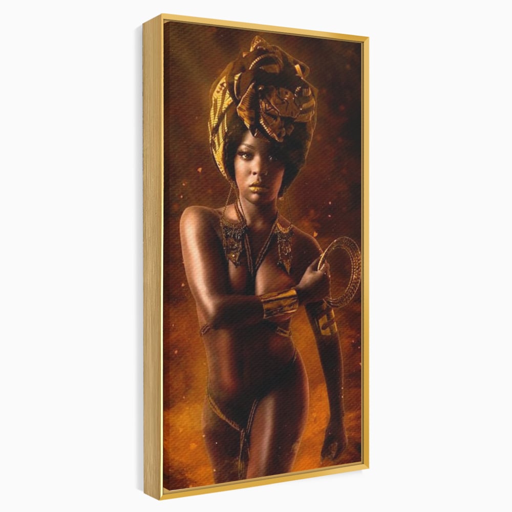 Tablou Canvas Premium, LuxCanva® G1206, Eterna Zeitate, Foc, Ritual, Forta, Turban, Mistic, Sacru, Aur, Incandescent Origine, Cultura, Ceremonie, Regalitate, Cosmic, Birou, Living, Dormitor