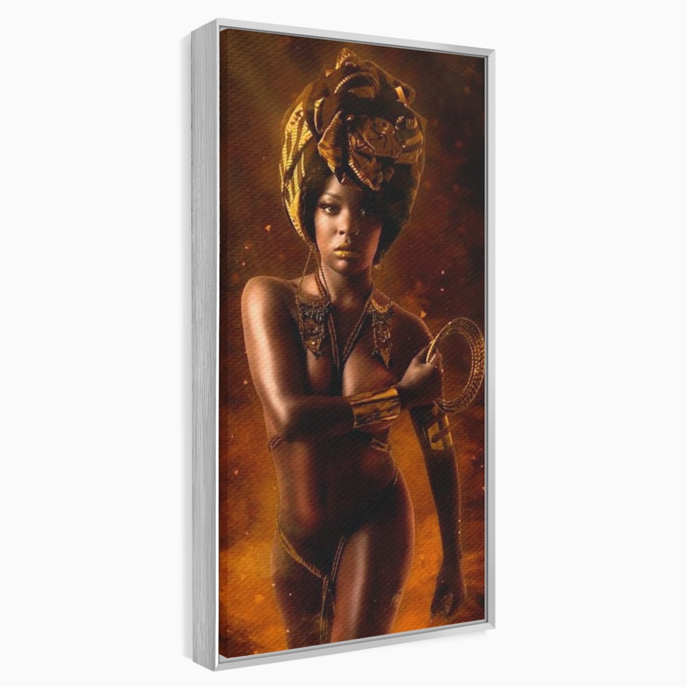 Tablou Canvas Premium, LuxCanva® G1206, Eterna Zeitate, Foc, Ritual, Forta, Turban, Mistic, Sacru, Aur, Incandescent Origine, Cultura, Ceremonie, Regalitate, Cosmic, Birou, Living, Dormitor