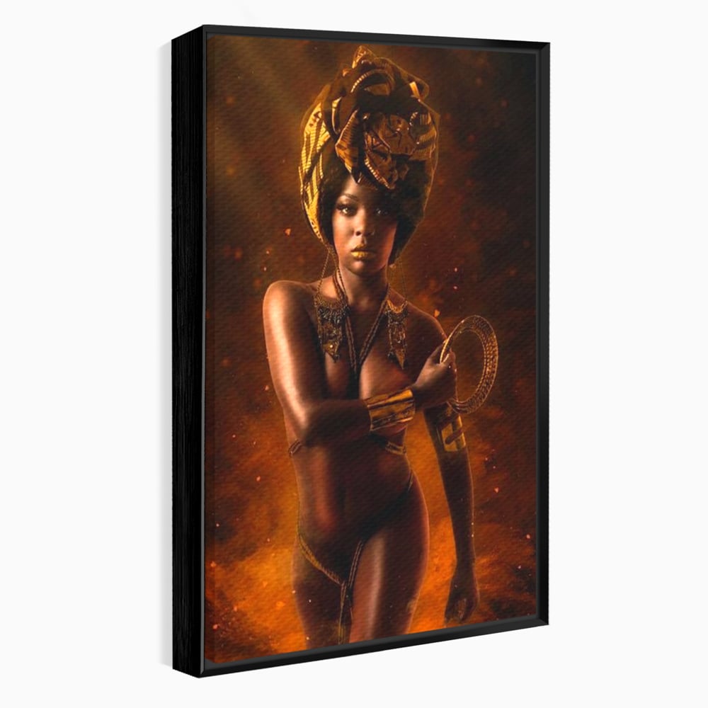 Tablou Canvas Premium, LuxCanva® G1206, Eterna Zeitate, Foc, Ritual, Forta, Turban, Mistic, Sacru, Aur, Incandescent Origine, Cultura, Ceremonie, Regalitate, Cosmic, Birou, Living, Dormitor