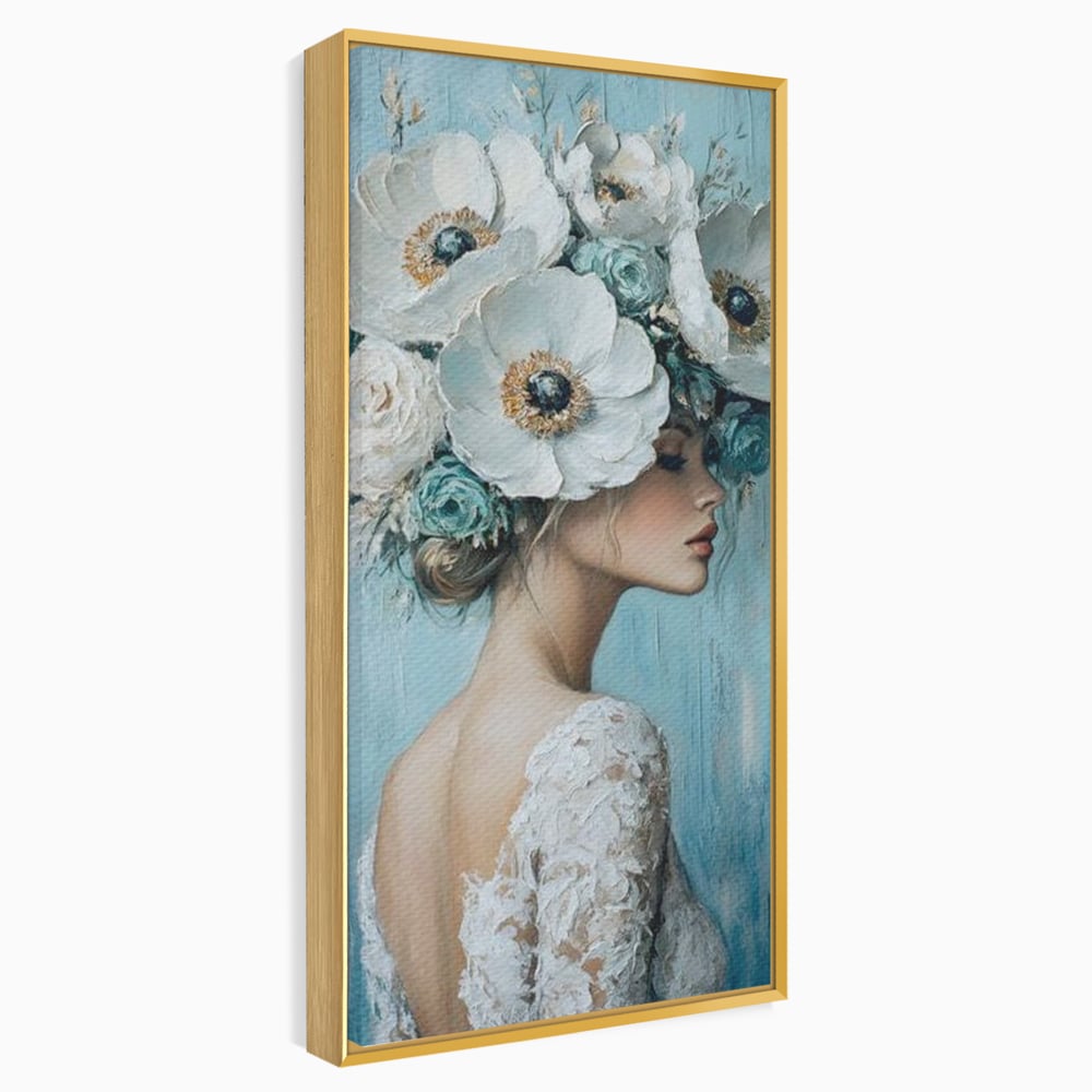 Tablou Canvas Premium, LuxCanva® G1211, Oda Feminitatii, Flori, Gradina, Spirit, Inflorit, Petale, Natura, Armonios, Azurie, Nimfa, Aurora, Floralia, Queen, Iasomie, Miraj, Salon, Birou, Living, Dormitor