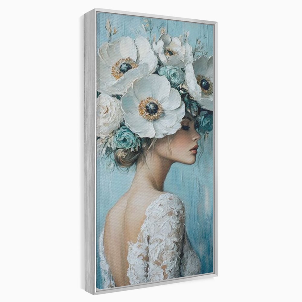 Tablou Canvas Premium, LuxCanva® G1211, Oda Feminitatii, Flori, Gradina, Spirit, Inflorit, Petale, Natura, Armonios, Azurie, Nimfa, Aurora, Floralia, Queen, Iasomie, Miraj, Salon, Birou, Living, Dormitor