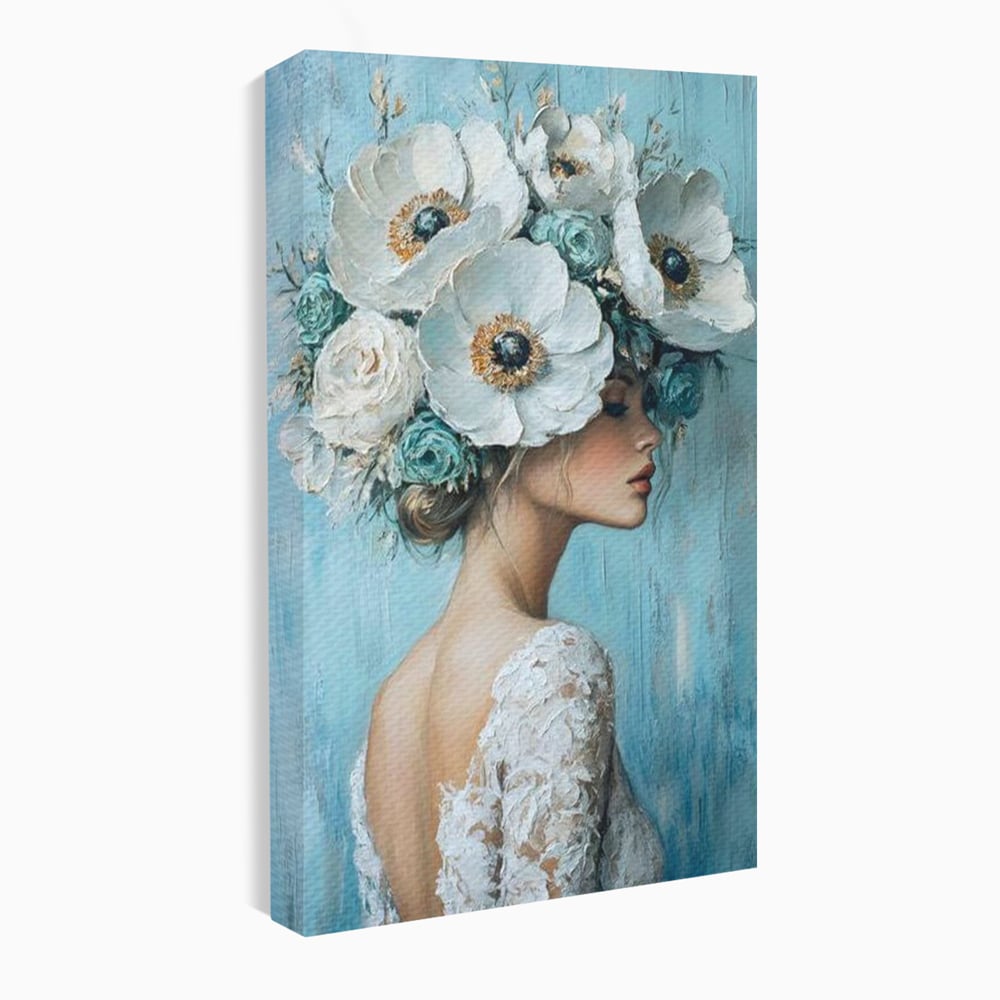 Tablou Canvas Premium, LuxCanva® G1211, Oda Feminitatii, Flori, Gradina, Spirit, Inflorit, Petale, Natura, Armonios, Azurie, Nimfa, Aurora, Floralia, Queen, Iasomie, Miraj, Salon, Birou, Living, Dormitor