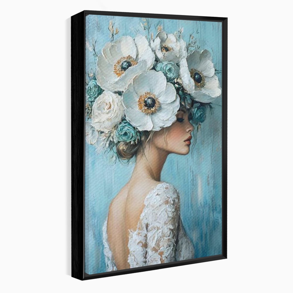 Tablou Canvas Premium, LuxCanva® G1211, Oda Feminitatii, Flori, Gradina, Spirit, Inflorit, Petale, Natura, Armonios, Azurie, Nimfa, Aurora, Floralia, Queen, Iasomie, Miraj, Salon, Birou, Living, Dormitor