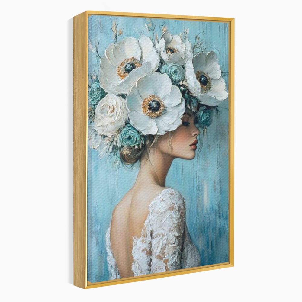 Tablou Canvas Premium, LuxCanva® G1211, Oda Feminitatii, Flori, Gradina, Spirit, Inflorit, Petale, Natura, Armonios, Azurie, Nimfa, Aurora, Floralia, Queen, Iasomie, Miraj, Salon, Birou, Living, Dormitor
