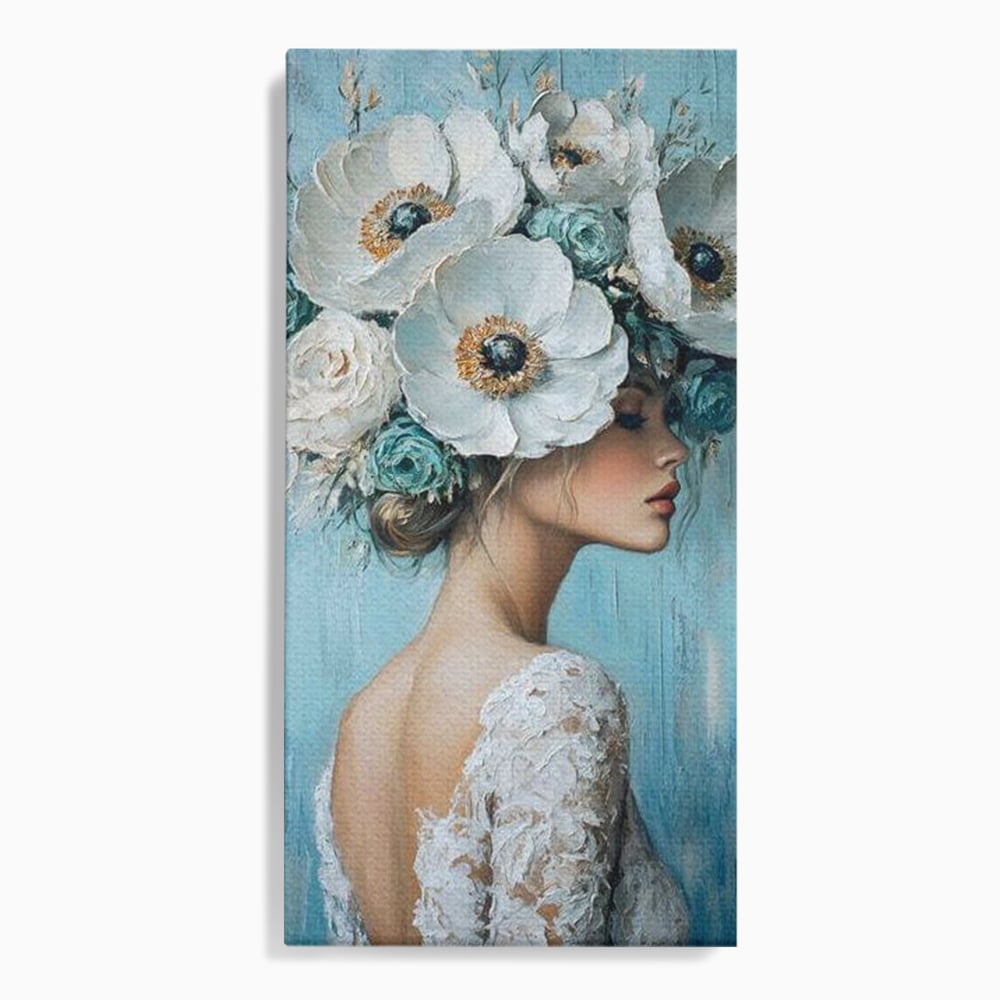 Tablou Canvas Premium, LuxCanva® G1211, Oda Feminitatii, Flori, Gradina, Spirit, Inflorit, Petale, Natura, Armonios, Azurie, Nimfa, Aurora, Floralia, Queen, Iasomie, Miraj, Salon, Birou, Living, Dormitor