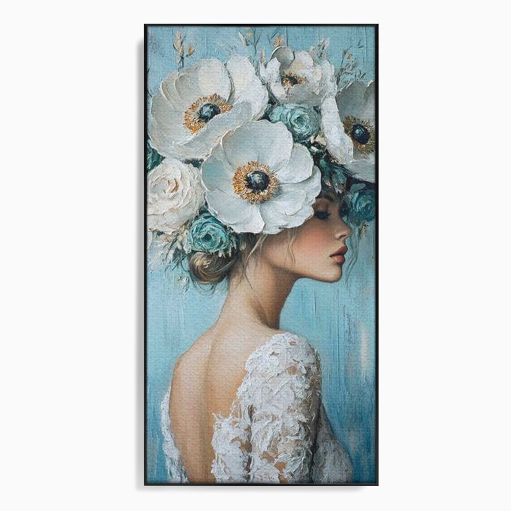 Tablou Canvas Premium, LuxCanva® G1211, Oda Feminitatii, Flori, Gradina, Spirit, Inflorit, Petale, Natura, Armonios, Azurie, Nimfa, Aurora, Floralia, Queen, Iasomie, Miraj, Salon, Birou, Living, Dormitor