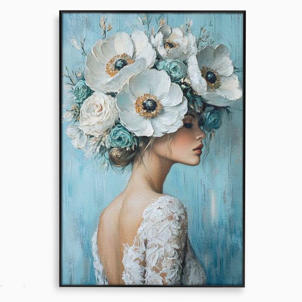 Tablou Canvas Premium, LuxCanva® G1211, Oda Feminitatii, Flori, Gradina, Spirit, Inflorit, Petale, Natura, Armonios, Azurie, Nimfa, Aurora, Floralia, Queen, Iasomie, Miraj, Salon, Birou, Living, Dormitor