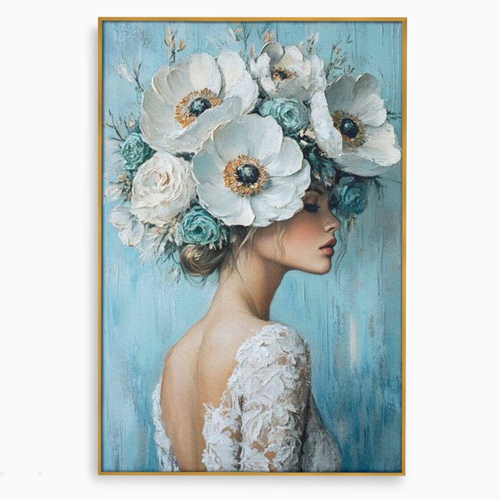Tablou Canvas Premium, LuxCanva® G1211, Oda Feminitatii, Flori, Gradina, Spirit, Inflorit, Petale, Natura, Armonios, Azurie, Nimfa, Aurora, Floralia, Queen, Iasomie, Miraj, Salon, Birou, Living, Dormitor