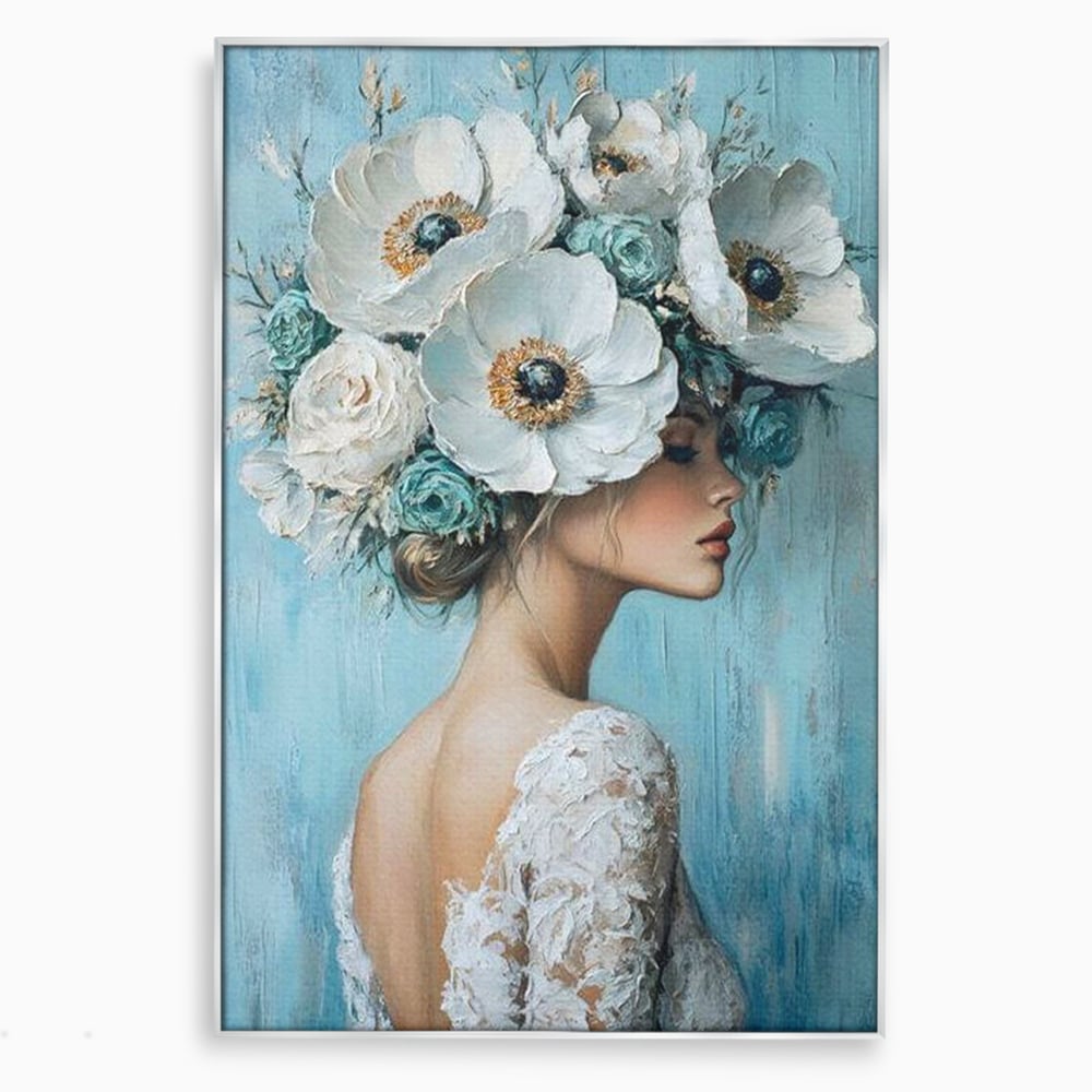 Tablou Canvas Premium, LuxCanva® G1211, Oda Feminitatii, Flori, Gradina, Spirit, Inflorit, Petale, Natura, Armonios, Azurie, Nimfa, Aurora, Floralia, Queen, Iasomie, Miraj, Salon, Birou, Living, Dormitor