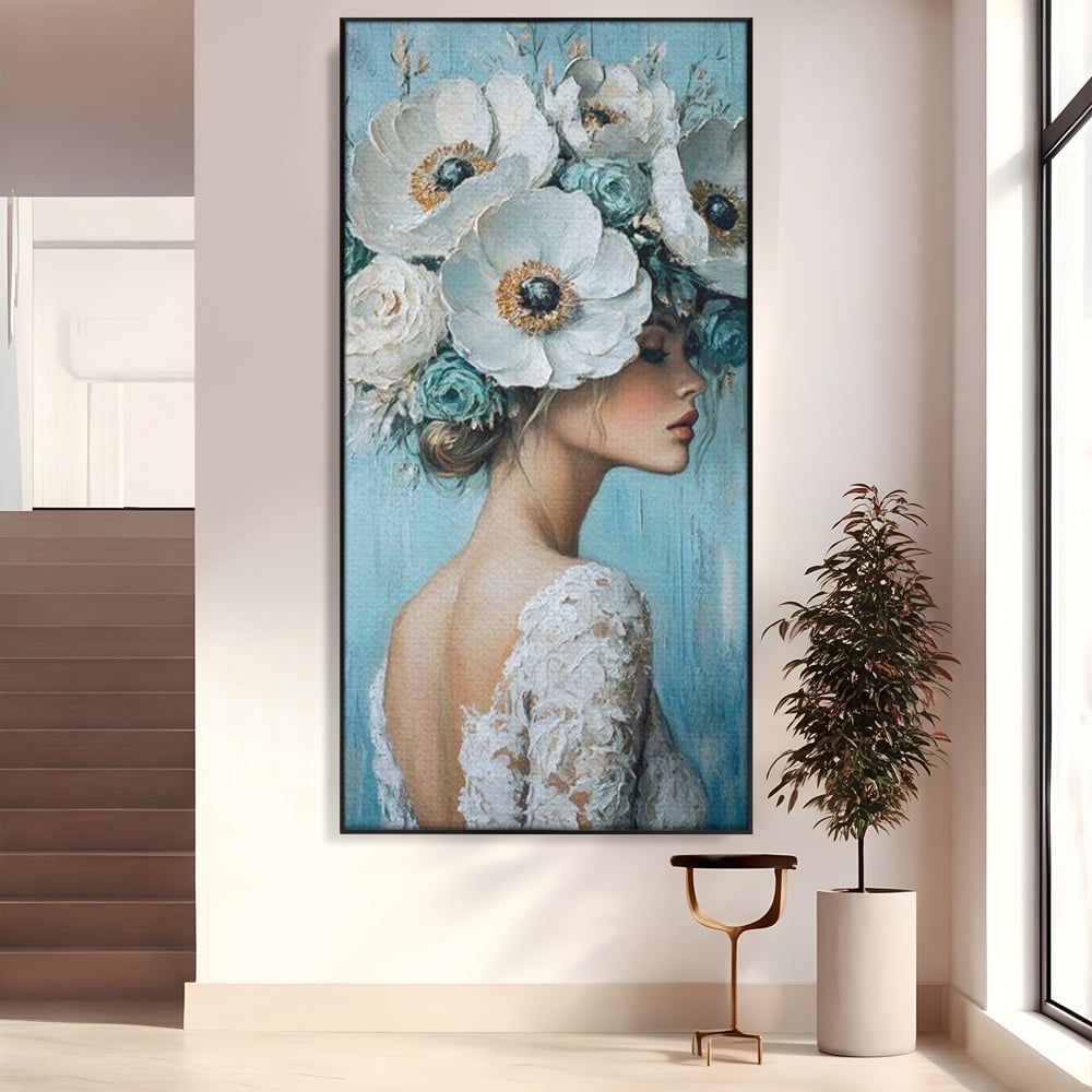 Tablou Canvas Premium, LuxCanva® G1211, Oda Feminitatii, Flori, Gradina, Spirit, Inflorit, Petale, Natura, Armonios, Azurie, Nimfa, Aurora, Floralia, Queen, Iasomie, Miraj, Salon, Birou, Living, Dormitor