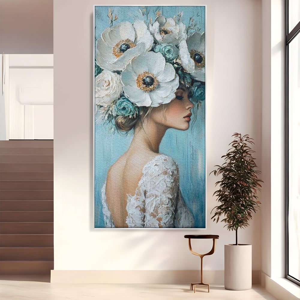 Tablou Canvas Premium, LuxCanva® G1211, Oda Feminitatii, Flori, Gradina, Spirit, Inflorit, Petale, Natura, Armonios, Azurie, Nimfa, Aurora, Floralia, Queen, Iasomie, Miraj, Salon, Birou, Living, Dormitor