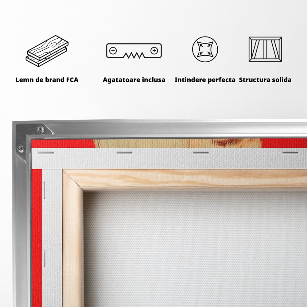 Tablou Canvas Premium, LuxCanva® G1217, Femeia Fatala, Atitudine, Rosu, Tigara, Rebela, Seductie, Fum, Iconic, Foc, Independenta, Chip, Rebeliune, Pasiune, Taina, Blonda, Salon, Birou, Living, Dormitor