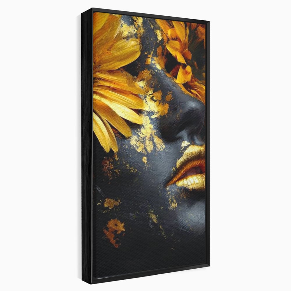 Tablou Canvas Premium, LuxCanva® G1220, Flori din Olimp, Soare, Aura, Lumina, Eclipsa, Zeitate, Mistic, Zeita, Ascuns, Timiditate, Visare, Dorinta, Splendoare, Salon, Birou, Living, Dormitor