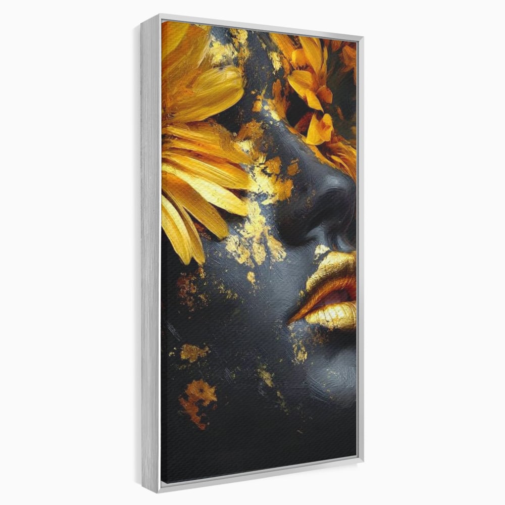 Tablou Canvas Premium, LuxCanva® G1220, Flori din Olimp, Soare, Aura, Lumina, Eclipsa, Zeitate, Mistic, Zeita, Ascuns, Timiditate, Visare, Dorinta, Splendoare, Salon, Birou, Living, Dormitor