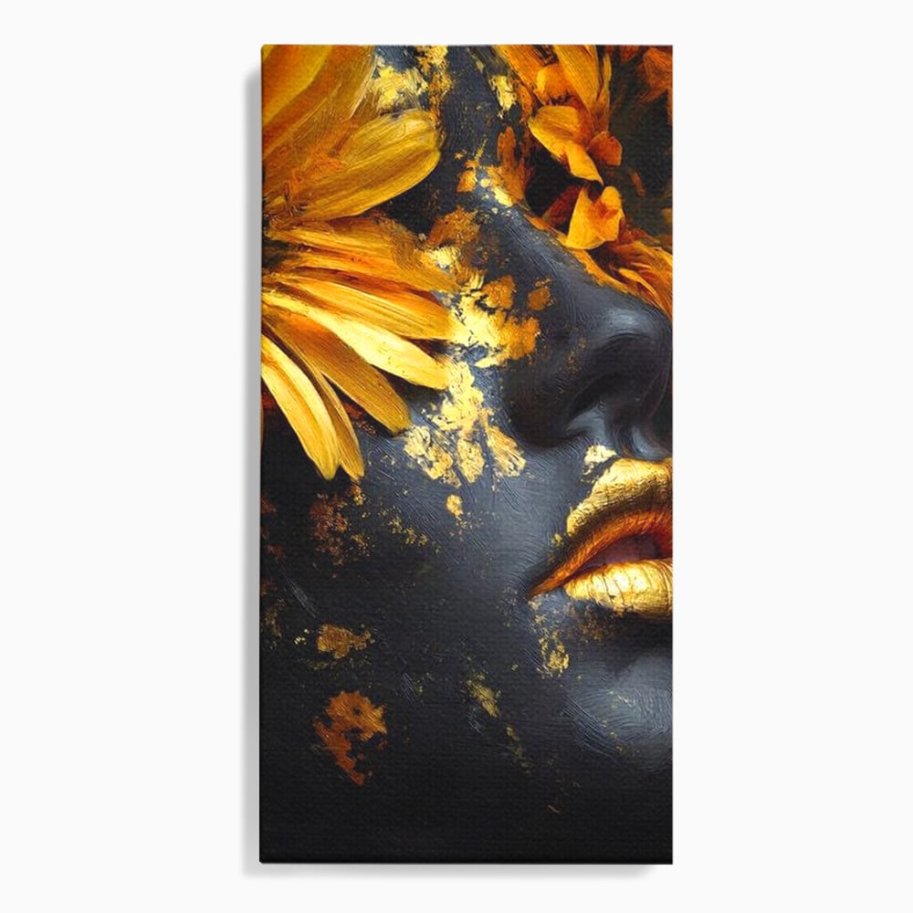 Tablou Canvas Premium, LuxCanva® G1220, Flori din Olimp, Soare, Aura, Lumina, Eclipsa, Zeitate, Mistic, Zeita, Ascuns, Timiditate, Visare, Dorinta, Splendoare, Salon, Birou, Living, Dormitor