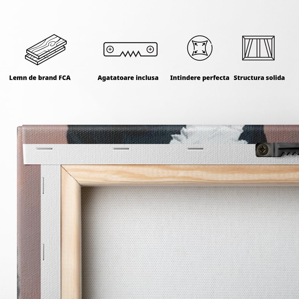 Tablou Canvas Premium, LuxCanva® G1225, Aristocrata Intunericului, Eleganta, Doamna, Palarie, Costum, Negru, Manusi, Mister, Puternica, Rafinata, Autoritara, Lux, Cavaleresc, Salon, Birou, Living, Dormitor